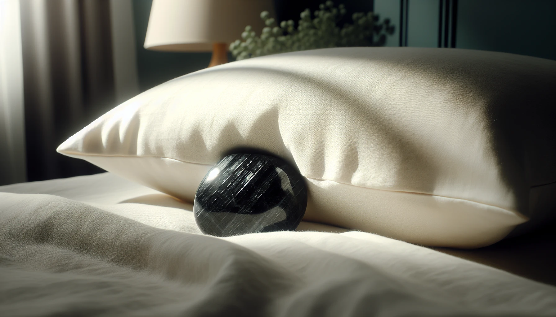 sleeping with black tourmaline under pillow