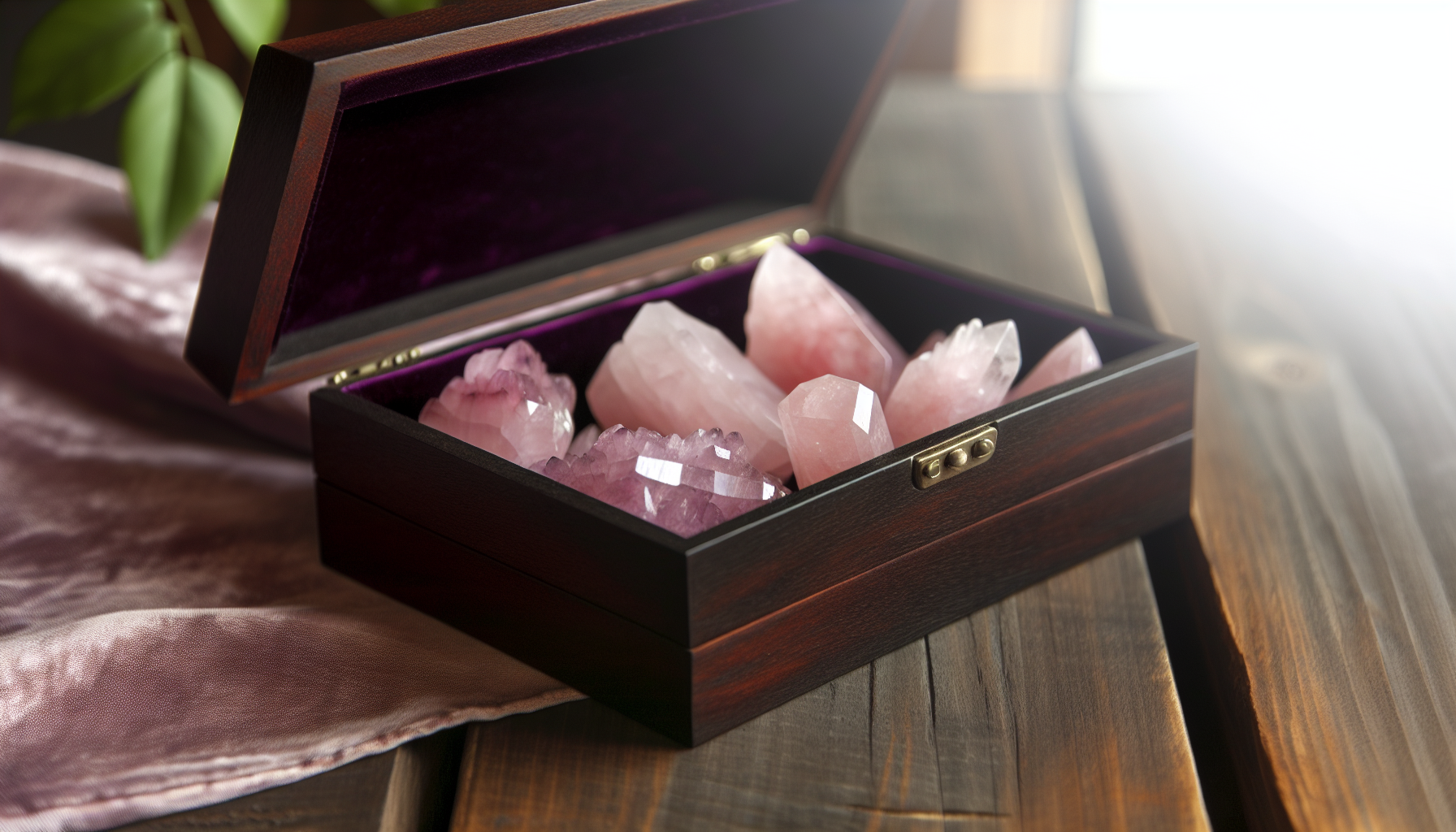 Proper storage for rose quartz crystal