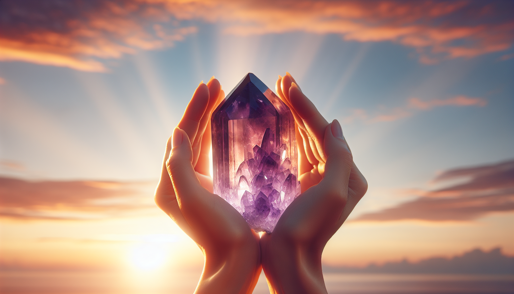 Cleansing and charging amethyst