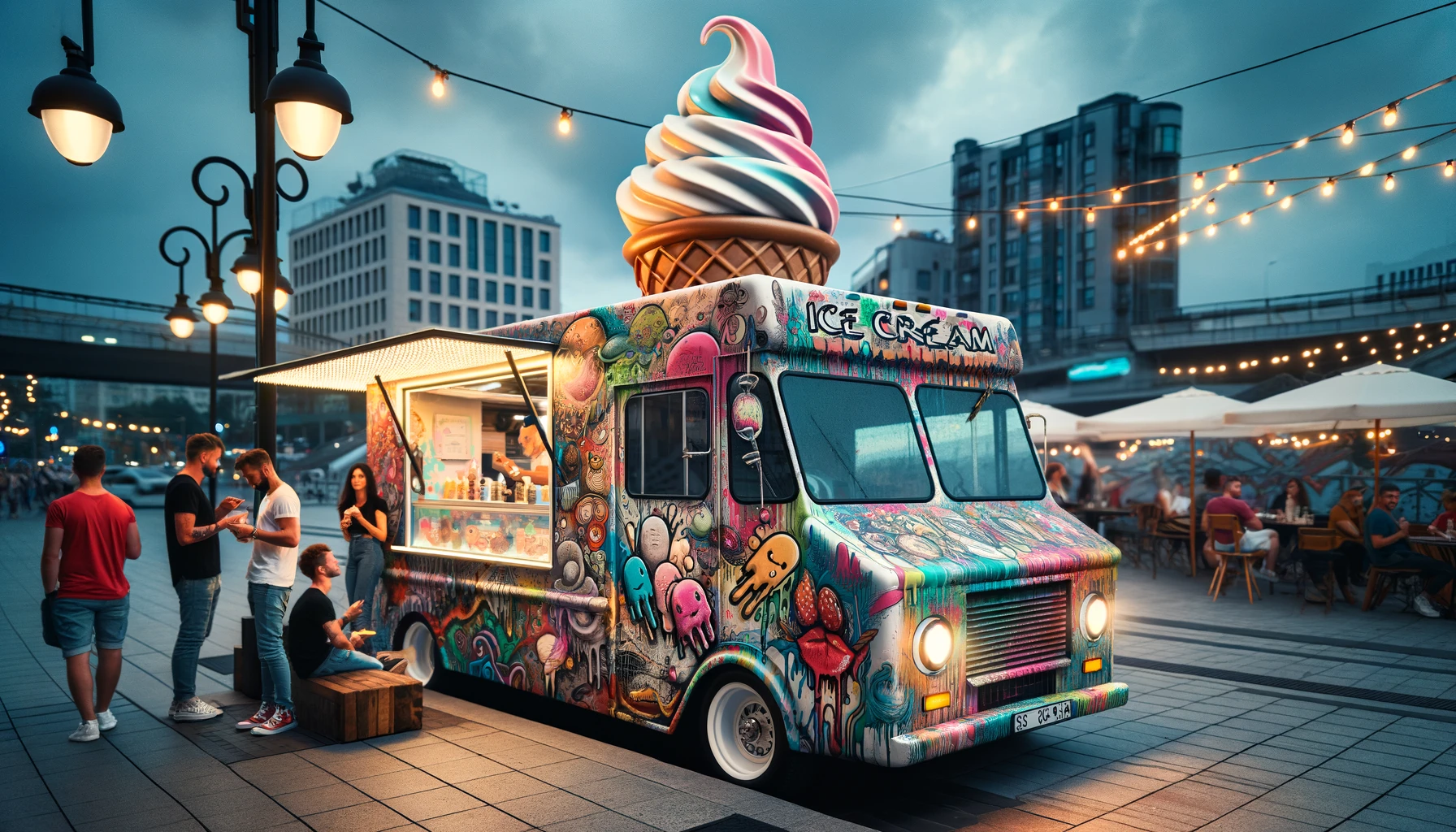 creative ice cream food truck business