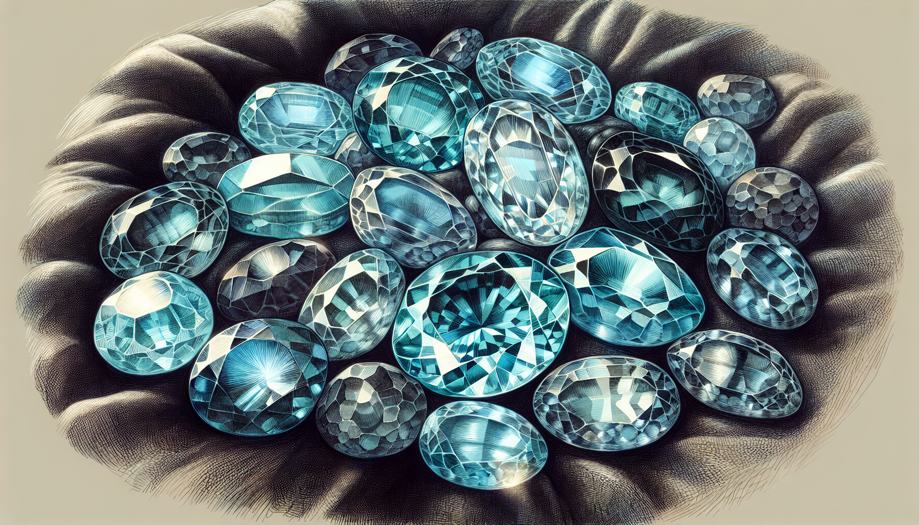 Choosing high-quality aquamarine stone