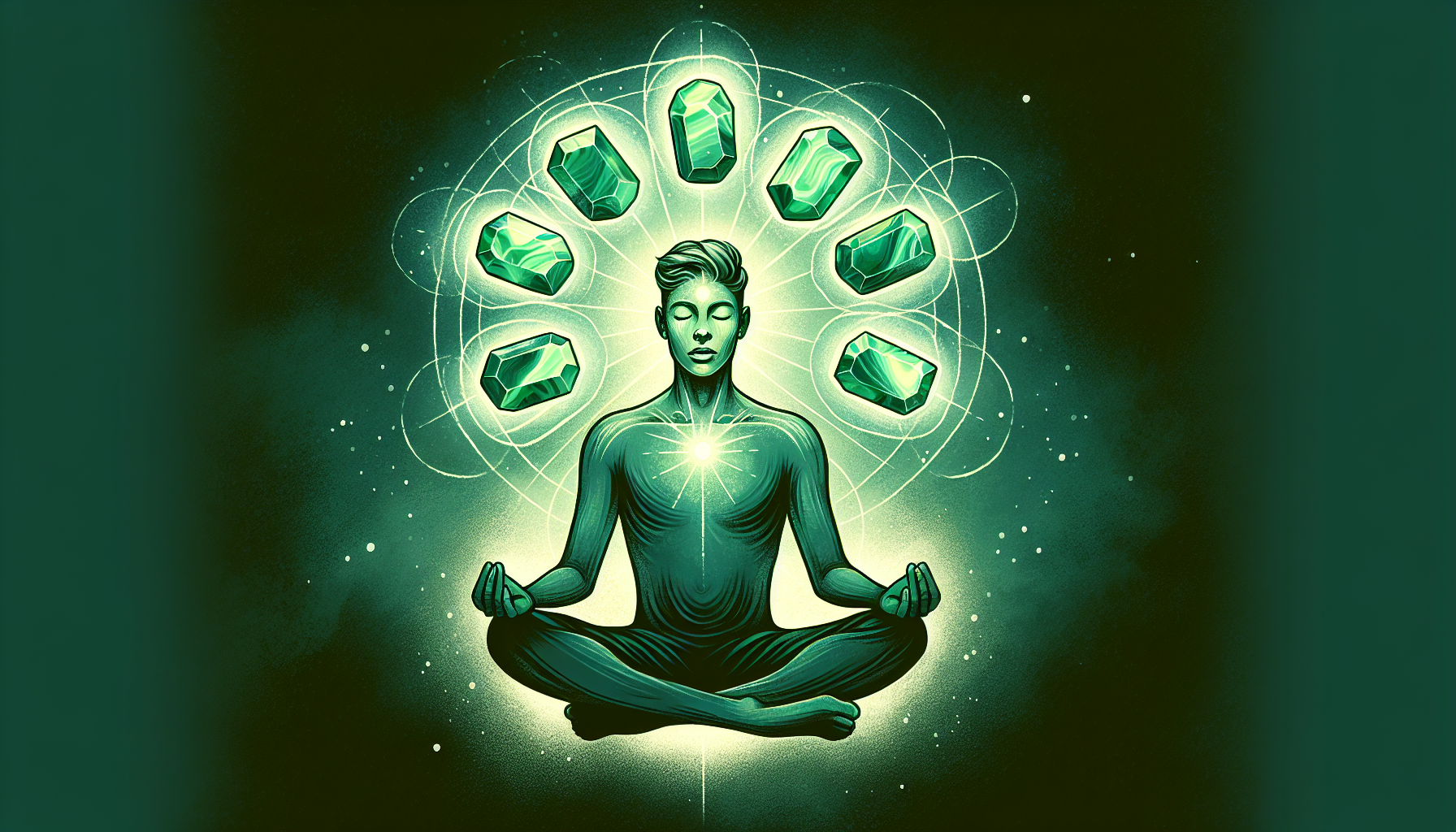 Illustration of a person experiencing mental clarity and emotional balance