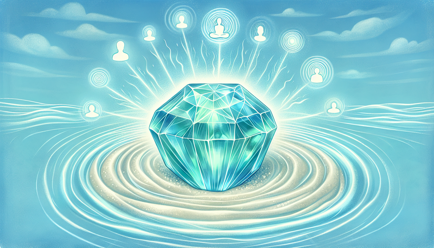 Calming energies of aquamarine