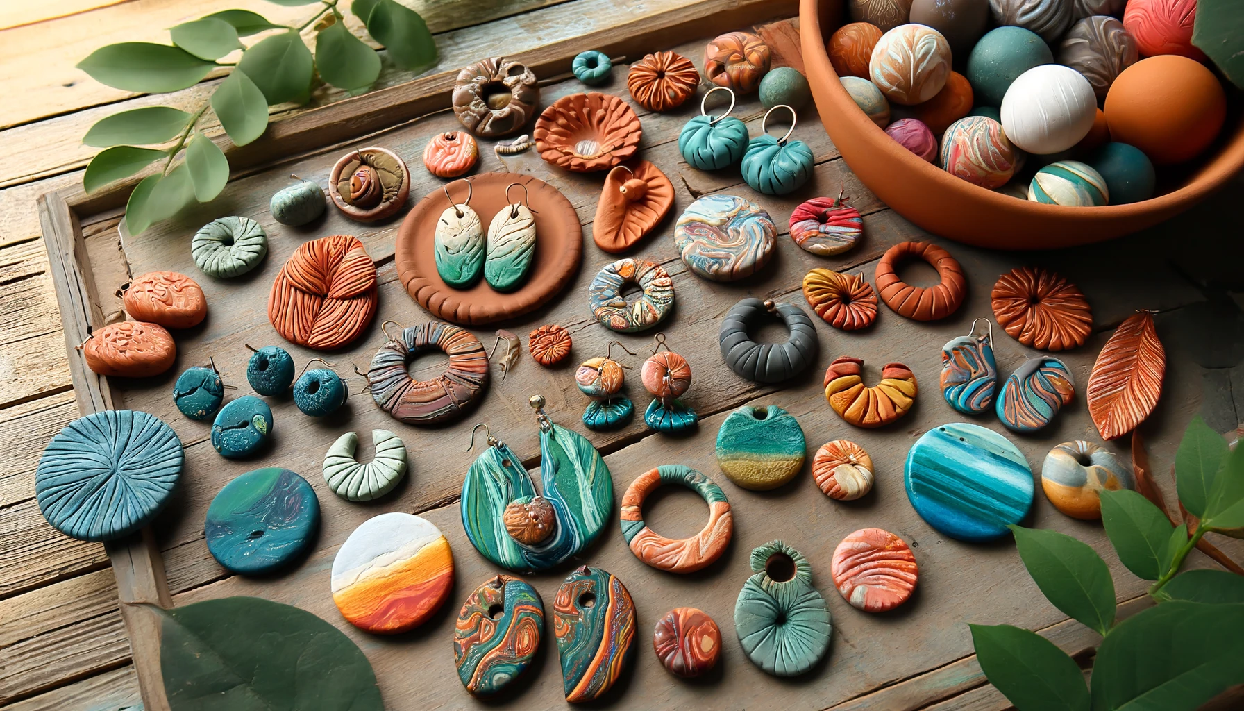 clay earring business name