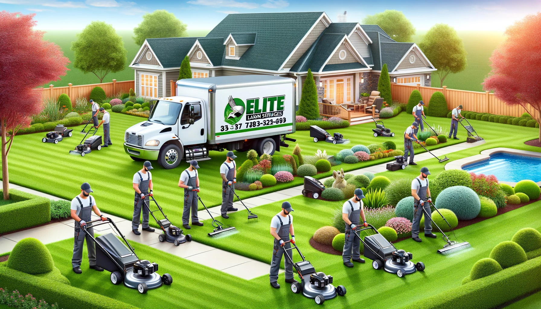 Lawn mowing company names