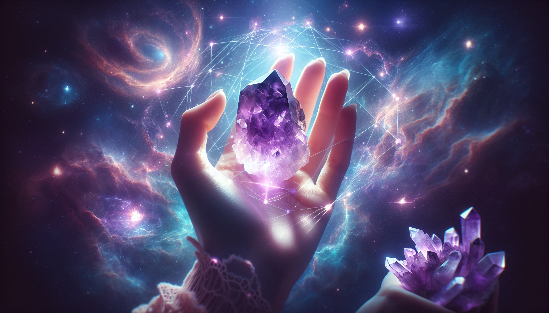Metaphysical properties of purple gems