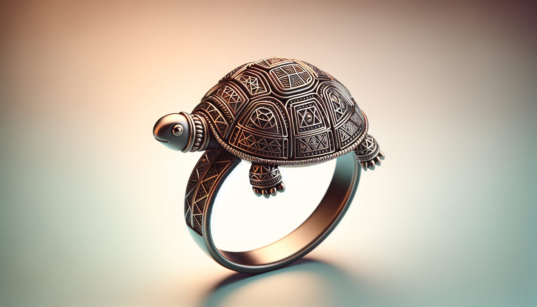 Illustration of a tortoise ring